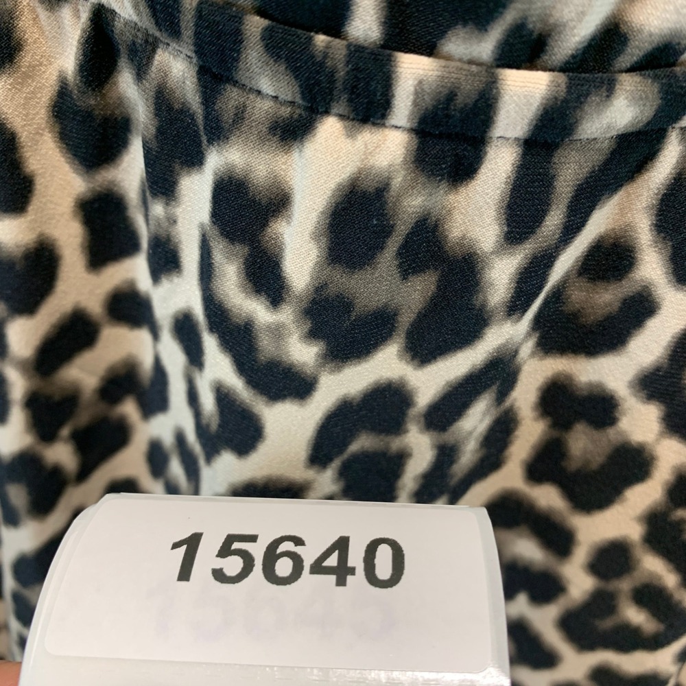 Swim Solutions Womens Leopard Print Square Neck Swimdress Brown Black Size 18 - Picture 9 of 9